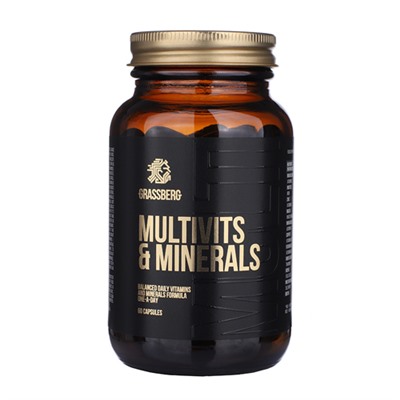 Multivit & Minerals Grassberg, 60 шт