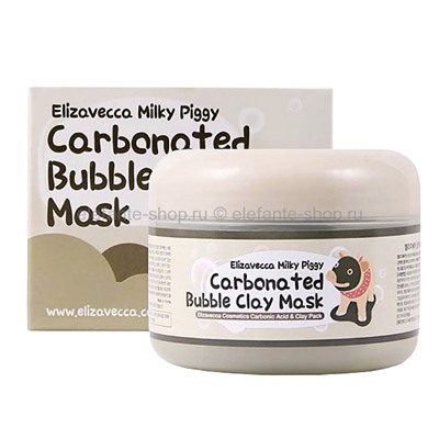 Маска пузырьковая Elizavecca Milky Piggy Carbonated Bubble Clay Mask (125)