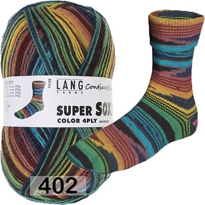 Пряжа Lang Yarns Super Soxx Color 4-Fach