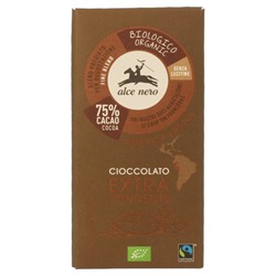 Горький шоколад плиточный Alce Nero, 100 г
