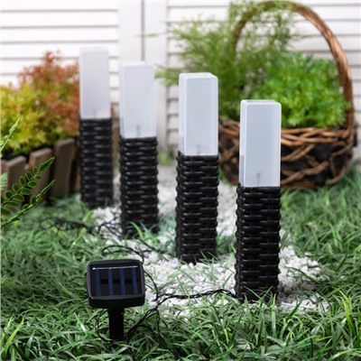 Светильник садовый Эра на солнечной батарее «Ротанг»