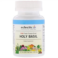 Eclectic Institute, Туласи (Holy Basil), 200 мг, 90 растительных капсул без ГМО