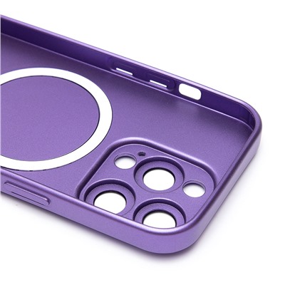 Чехол-накладка - SM020 Matte SafeMag для "Apple iPhone 15 Pro" (purple)