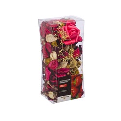Набор сухоцветов из натуральных материалов с ароматом клубники «Вещицы», короб 8×8×17,5 см