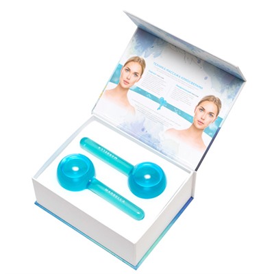 Крио сферы для массажа лица "Facial ice globes collection" Marbella, 180 г