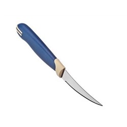 Нож для томатов 8см, блистер, цена за 2шт., Tramontina Multicolor  23512/213