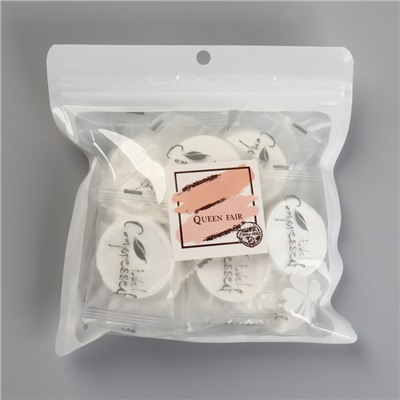 Прессованные салфетки в таблетках, универсальные, 20 шт, 21 × 15 см, цвет белый