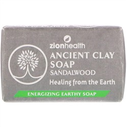 Zion Health, Древнее глиняное мыло, сандаловое дерево, 6 унц. (170 г)