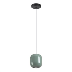 5053/1C PENDANT ODL24 311 черный/зеленый/металл Подвес GU10 LED 4W OVALI