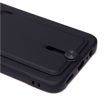 Чехол-накладка - SC304 с картхолдером для "Honor X7b 5G" (black) (231286)