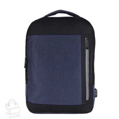 Рюкзак текстильный 3321PSB blue S-Style