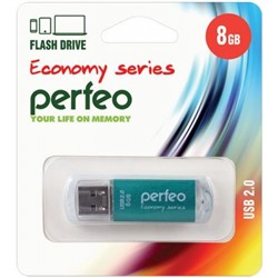 USB-флеш-накопитель PERFEO  8GB E01 Green economy series Perfeo