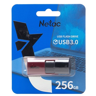 Флэш накопитель USB 256 Гб Netac U182 3.0 (red)