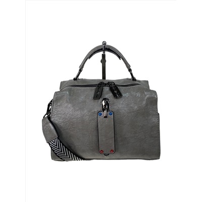Женская сумка-рюкзак трансформер из искусственной кожи, цвет серый