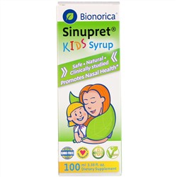 Bionorica, Sinupret, сироп для детей, 100 мл (3,38 жидкой унции)