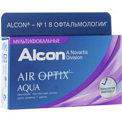 ПОД ЗАКАЗ Air Optix Aqua Multifocal/AirOptix HydraGlyde for Multifocal (3 шт.) 1 месяц