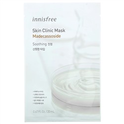 Innisfree, Skin Clinic Mask, Madecassoside, 1 Sheet Mask, 0.67 fl oz (20 ml)