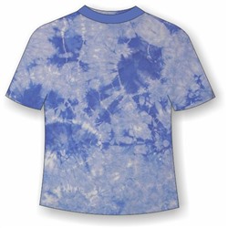 Подростковая футболка Вареная синяя