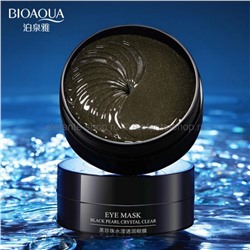 Гидрогелевые патчи для глаз с чёрным жемчугом Bioaqua Black Perl Crystal Clear (КО)