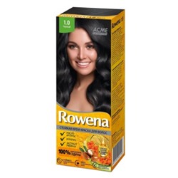 Стойкая крем-краска для волос "ROWENA", тон 1.0 Черный