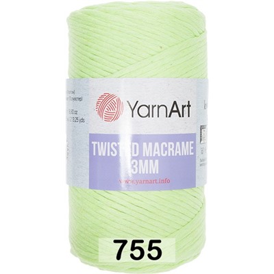 Пряжа Yarnart Macrame Twisted 3 Mm