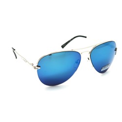 Солнцезащитные очки KAIDAI - 15010 метал голубой