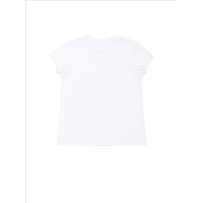 Джемпер женский CONTE Белая футболка из мягкого хлопка с вышивкой  &quot;Milano&quot; LD 1128
