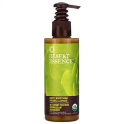 Desert Essence, Gentle Nourishing Organic Cleanser with Aloe Vera and Cucumber, 6.7 fl oz (195 ml) (Discontinued Item)