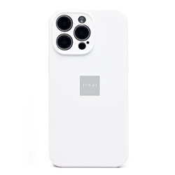 Чехол-накладка ORG Soft Touch с закрытой камерой для "Apple iPhone 15 Pro Max" (white) (230169)