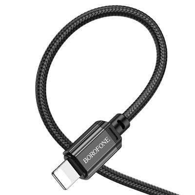 Кабель USB - Apple lightning Borofone BX87  100см 2,4A  (black)