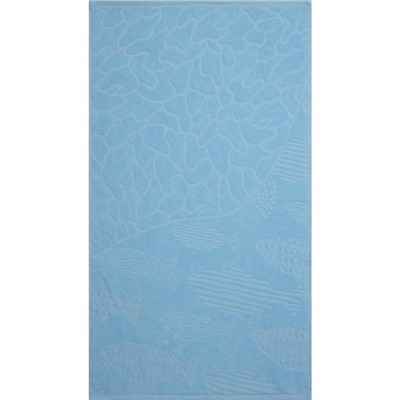 Полотенце махровое Mondo dell'acqua, 70х130 см, цвет голубой