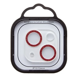 Защитное стекло для камеры - СG06 для "Apple iPhone 13/13 mini" (red) (231479)