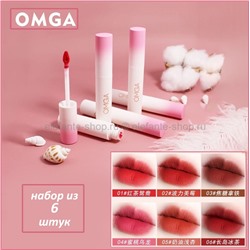 Набор матовых губных помад OMGA Matte Lip 6 штук (106)