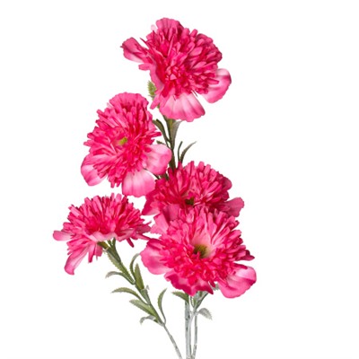 Цветок искусственный Хризантема кустовая 87 см / CCHK-87 /уп 80/400/