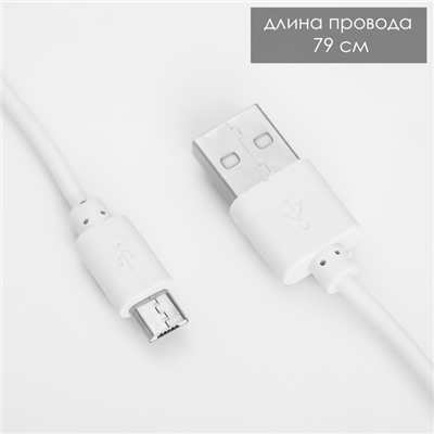 Настольная лампа сенсорная 16888/1 LED 5Вт 3000-6000К USB АКБ белый 29х55 см RISALUX