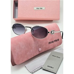 Набор женские солнцезащитные очки, коробка, чехол + салфетки #21232844