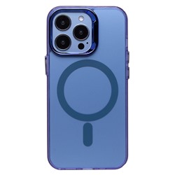 Чехол-накладка - SM025 SafeMag для "Apple iPhone 13 Pro" (blue) (232120)