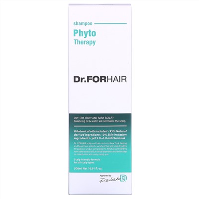 Dr.ForHair, Phyto Therapy, шампунь, 500 мл (16,91 жидк. унции)