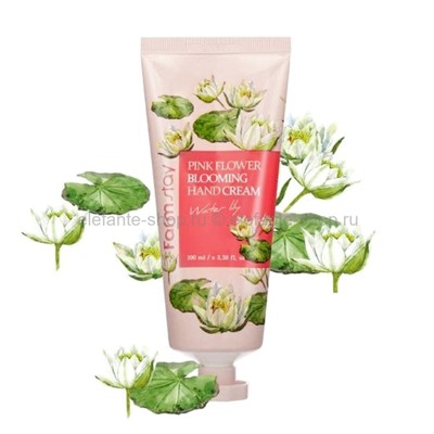 Крем для рук Farmstay Pink Flower Blooming Hand Cream Water Lily, 100 мл (51)