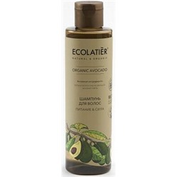 ECO LAB 861105 ECL GREEN Шампунь для волос Питание & Сила Серия ORGANIC AVOCADO, 250 мл