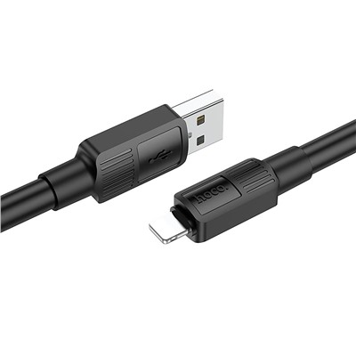 Кабель USB - Apple lightning Hoco X84  100см 2,4A  (black)