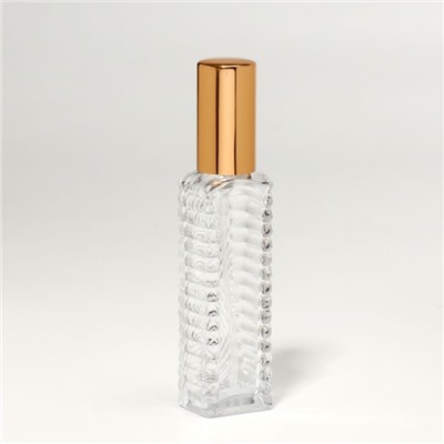 Флакон для парфюма «Прозрачный узор», с распылителем, 15 мл, цвет МИКС