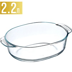 28691 Форма для выпечки высокая 2,2л 28,5х20х8,5см стекло LR(х6)