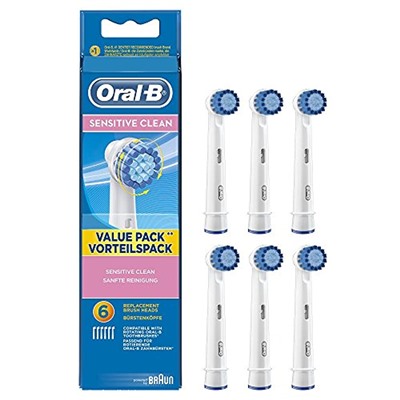 Насадки для электрических зубных щеток ORAL-B Sensitive Clean/ Sensi UltraThin (6 шт)