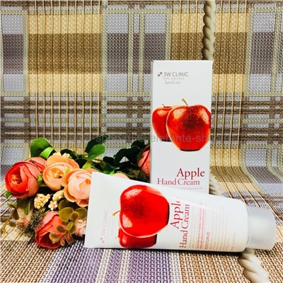 Крем для рук 3W Clinic Apple Hand Cream, 100 мл (78)