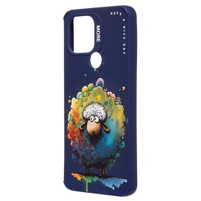 Чехол-накладка - SC335 для "Xiaomi Redmi A2+/Poco C51"  (овечка) (dark blue) (227212)