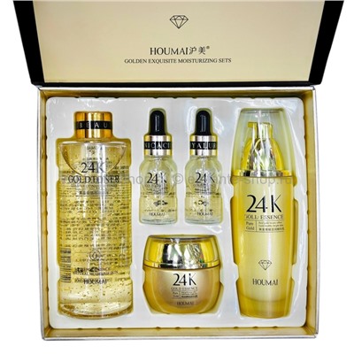 Набор Houmai 24K Gold Essence Moisturizing Set (13)