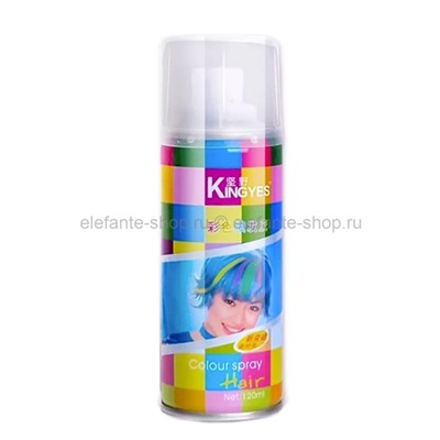 Краска-спрей для волос Kingyes Color Spray Powder Blue 120ml