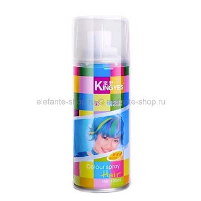 Краска-спрей для волос Kingyes Color Spray Powder Green 120ml