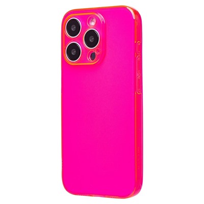 Чехол-накладка - SC344 для "Apple iPhone 15 Pro" (transparent/pink) (232008)